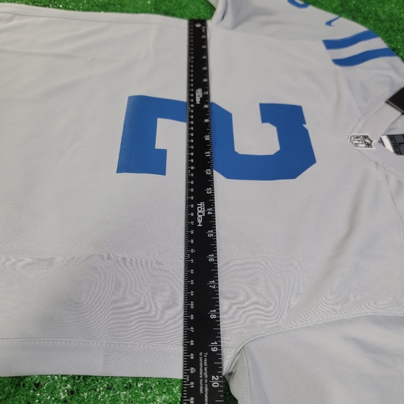 Nike Carson Wentz Indianapolis Colts Youth Football Jersey Size Large 14/16 Grey - Picture 6 of 8